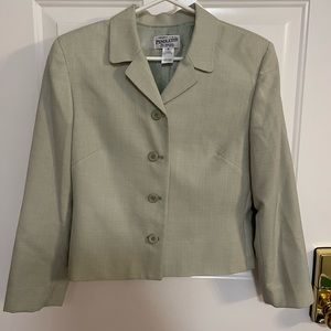 Vintage Pendleton Green Cropped blazer/jacket